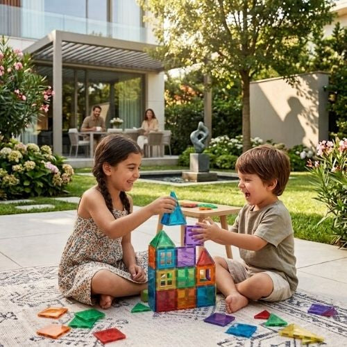 Magnetik Tiles - 3D Eğitici Mıknatıslı Yapı Blokları Seti