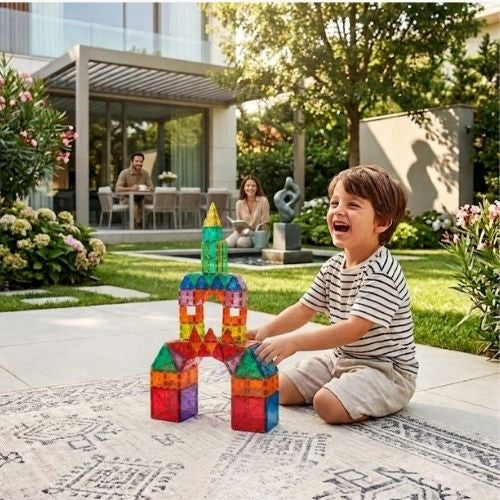 Magnetik Tiles - 3D Eğitici Mıknatıslı Yapı Blokları Seti