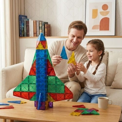 Magnetik Tiles - 3D Eğitici Mıknatıslı Yapı Blokları Seti